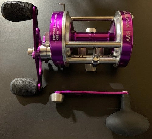 A&S PC-6000 Baitcast Reel PURPLE
