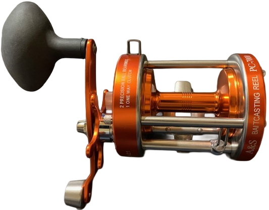 A&S PC-7000 Baitcast Reel ORANGE