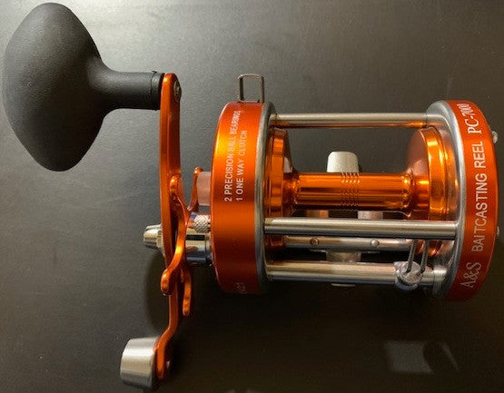 A&S PC-7000 Baitcast Reel ORANGE