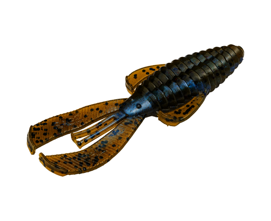Strike King Rage Bug Blue Craw 4" Pack of 7