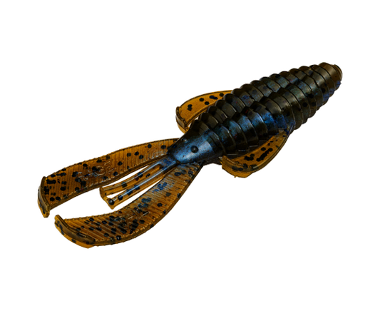 Strike King Rage Bug Blue Craw 4" Pack of 7