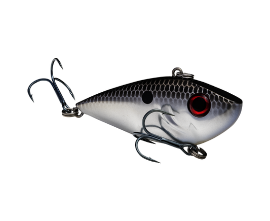 Strike King Red Eyed Shad 1/2oz Chrome Black Back