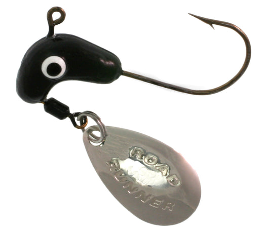 Blakemore Road Runner Bladed Jig Heads 1/16oz Black 6 Packs of 4 Count Each