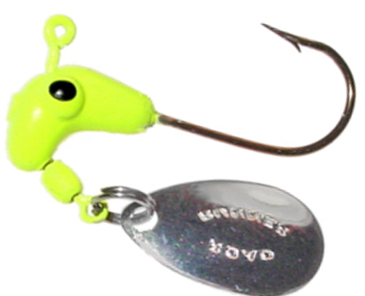 Blakemore Road Runner Bladed Jig Heads 1/16oz Chartreuse 6 Packs of 4 Count Each