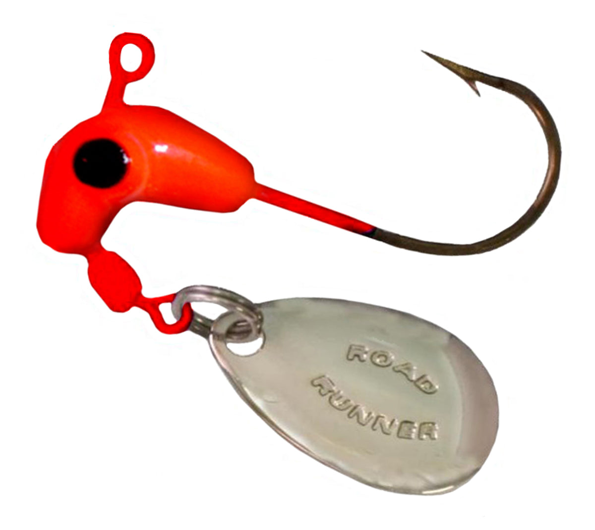 Blakemore Road Runner Bladed Jig Heads 1/16oz Fluorescent Red 6 Packs of 4 Count Each