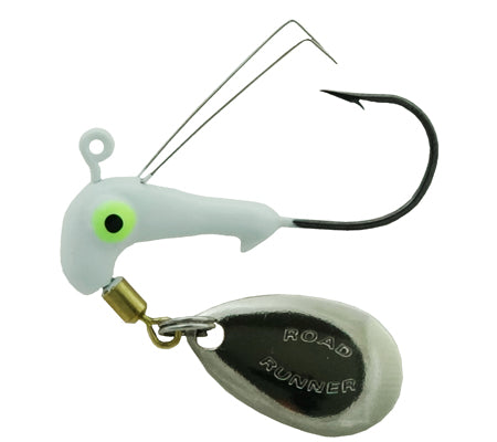Road Runner Weedless Heads 1/16oz Pack of 2 White