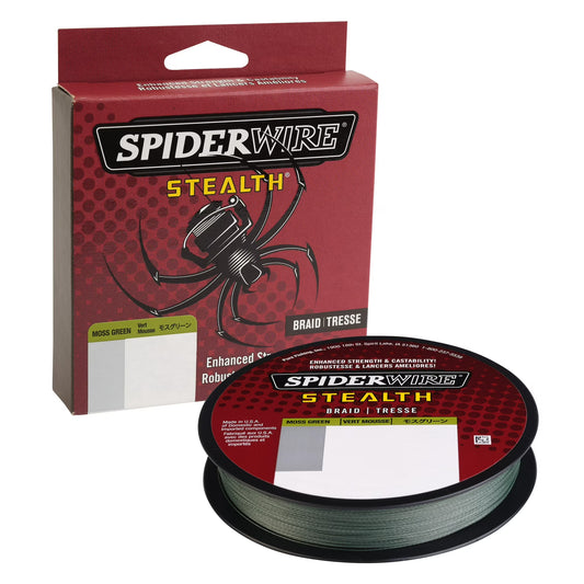 SpiderWire Stealth Fishing Braid Moss Green 8lb 125yds