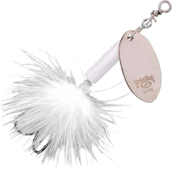 Strike King Bitsy Spinner 1/4 White BSPN14-204 Box of 6