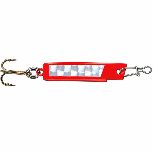 Luhr-Jensen Super Duper 1 1/8" Fire/Silver Prism