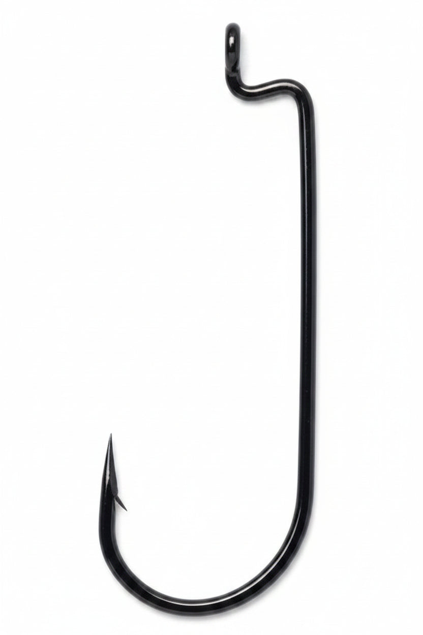 VMC 1/0 Round Bend Worm Hook Pack of 14