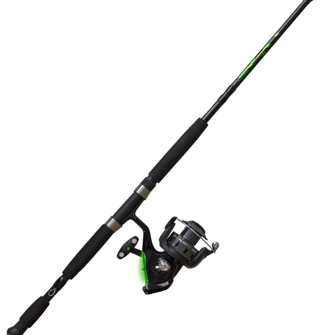 Zebco Bite Alert 7FT 2PC Medium Heavy Spinning Combo