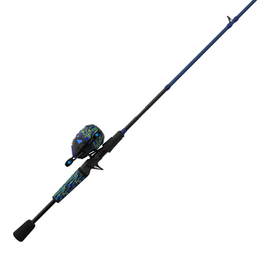 Zebco Roam 6'6" Medium Heavy Blue/Green Spincast Combo