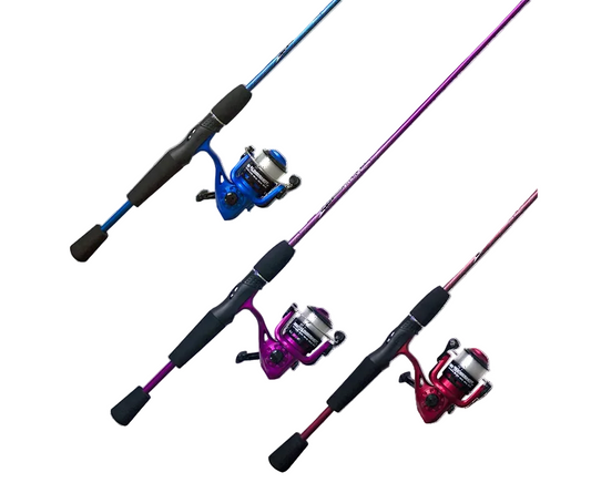 Zebco Slingshot 5'6" Spinning Combo Assorted Colors