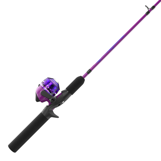 Zebco Splash Jr. 4' Spincast Combo Purple