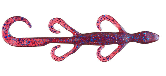 Zoom 6" Lizard Pack of 9 Plum
