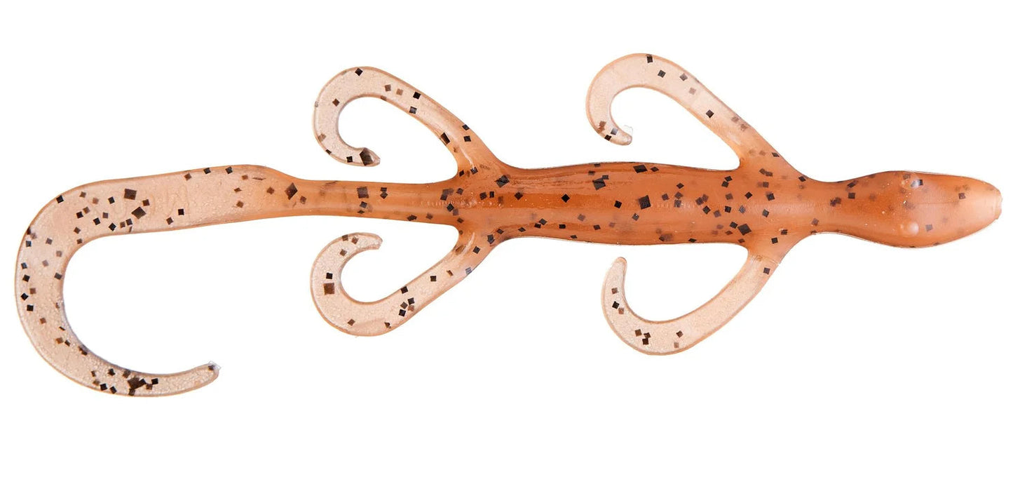 Zoom 6" Lizard Pack of 9 Pumpkin