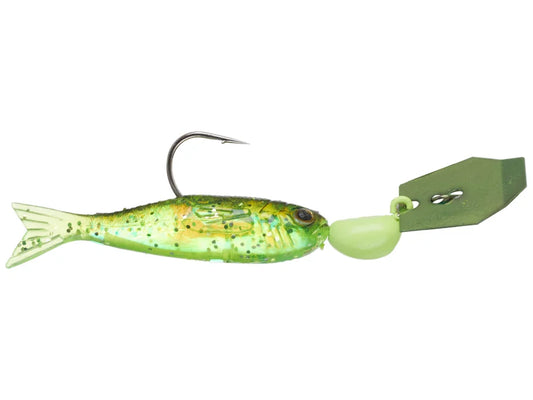 Zman Flashback Mini 1/16oz Chartreuse/Rainbow